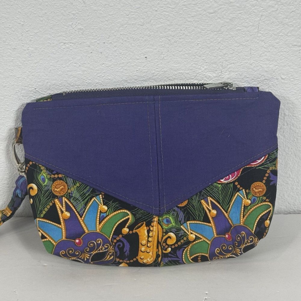 MARDI GRAS LSU Beads Designer Adult Face Mask‎ Cotton Washable Reusable Pocket